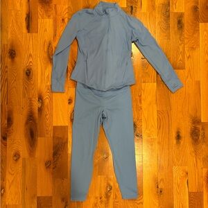 Yogalicious Blue Jacket & Legging Set